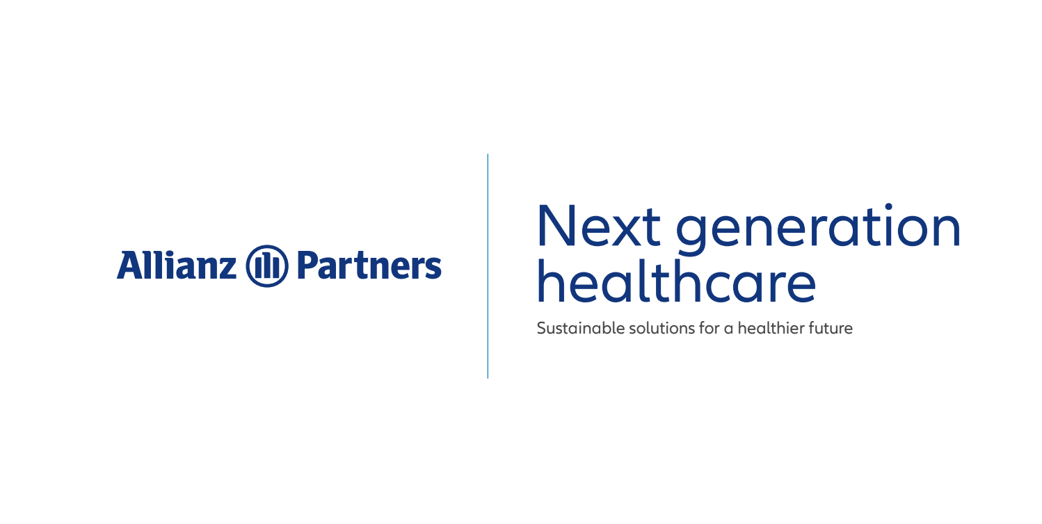 Allianz Partners – Next Generation Healthcare brand positioning lockup